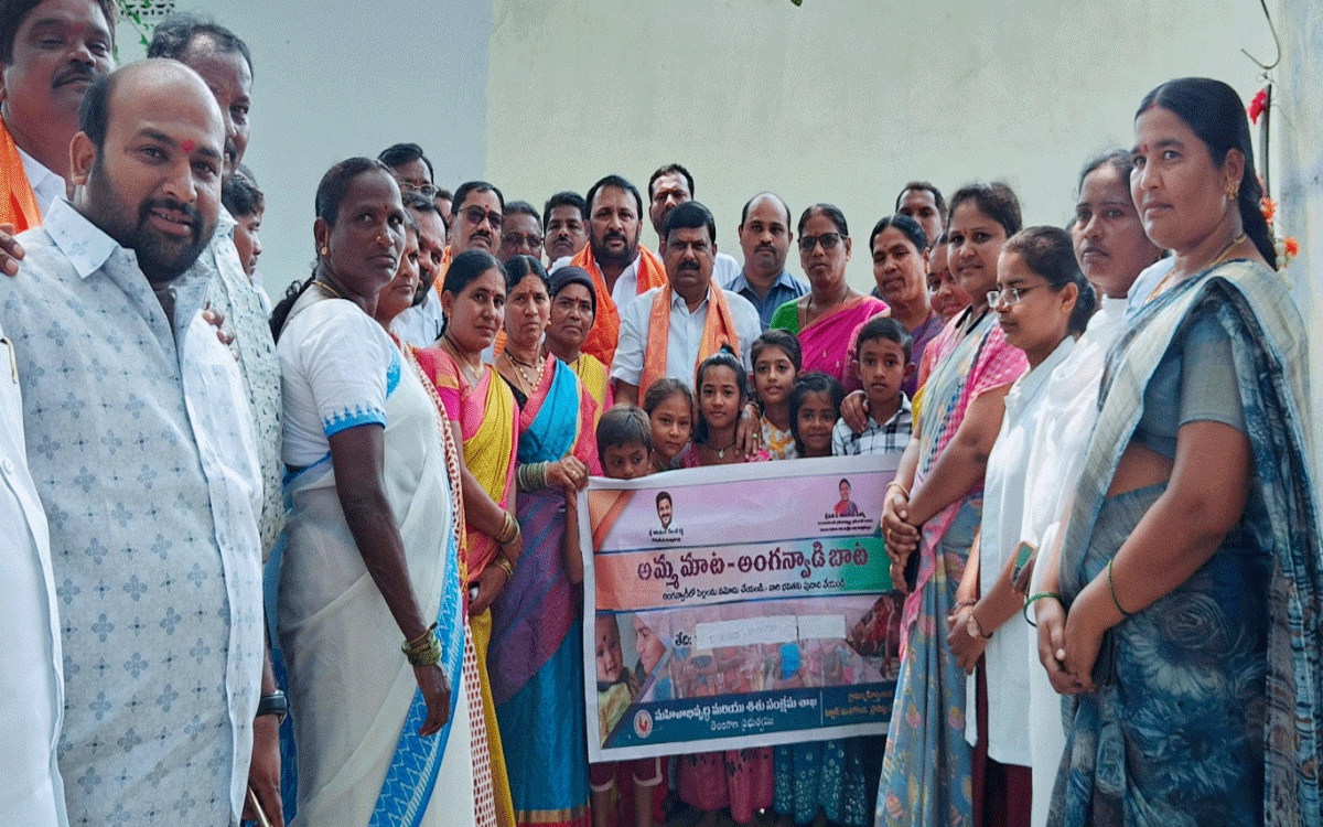 Devarakonda Rural : సూర్యాతండాలో ఇందిరమ్మ ఇళ్ల నిర్మాణానికి శంకుస్థాపన