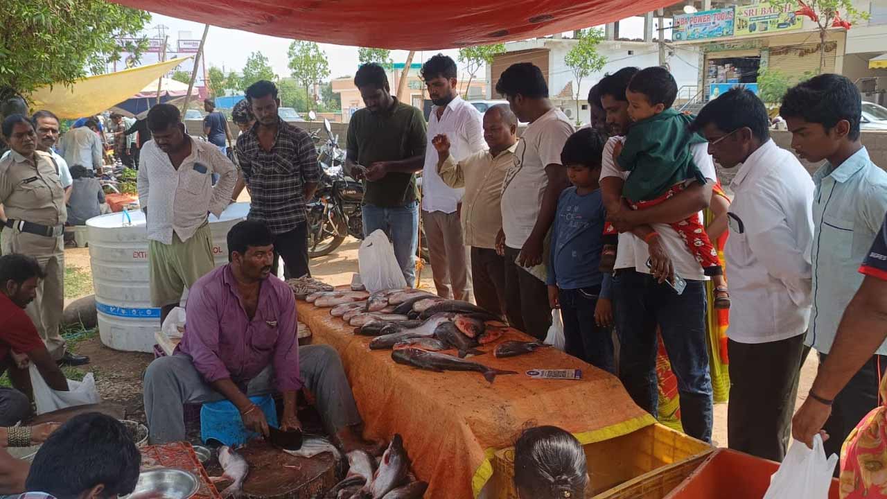 Mrigasira Karthi | మృగశిర కార్తెతో చేవెళ్లలో చేపలకు భలే డిమాండ్‌