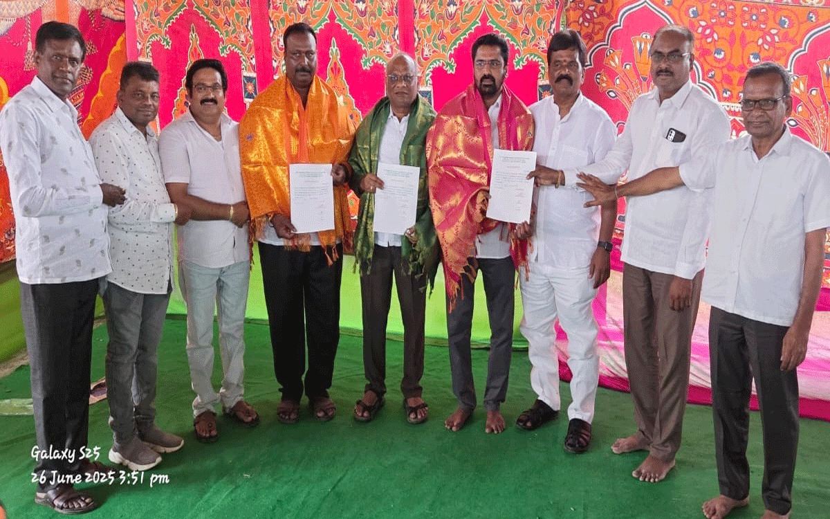 Kollapur : నాగర్కర్నూల్ కెమిస్ట్ & డ్రగ్గిస్ట్ అసోసియేషన్ జిల్లా కోశాధికారిగా నాగరాజు