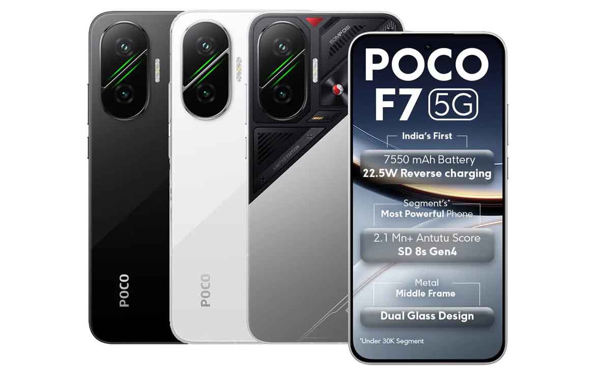 POCO F7 | భారీ బ్యాట‌రీ, ఫ్లాగ్‌షిప్ ఫీచ‌ర్ల‌తో లాంచ్ అయిన పోకో కొత్త మిడ్‌రేంజ్ స్మార్ట్ ఫోన్‌..!