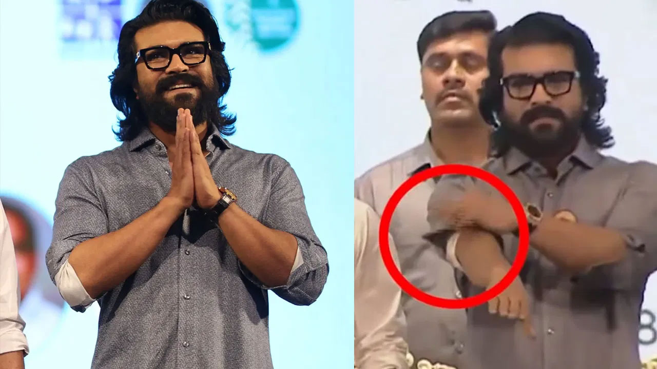 Ram Charan | రామ్ చ‌ర‌ణ్ చేతికి ఆ క‌ట్టు ఏంటి.. టెన్ష‌న్ ప‌డుతున్న ఫ్యాన్స్