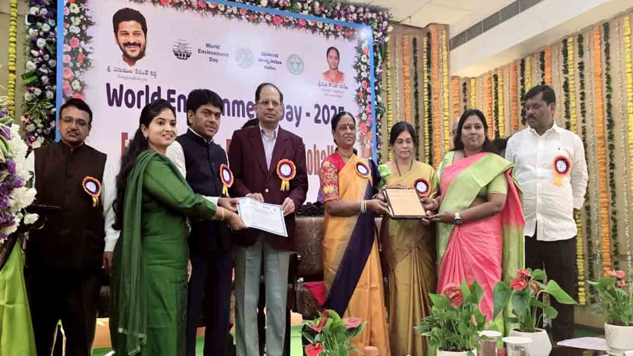 RTC Tarnaka Hospital | ఆర్టీసీ తార్నాక ఆస్ప‌త్రికి ఉత్తమ ప‌ర్యావ‌ర‌ణ ప‌రిర‌క్ష‌ణ అవార్డు