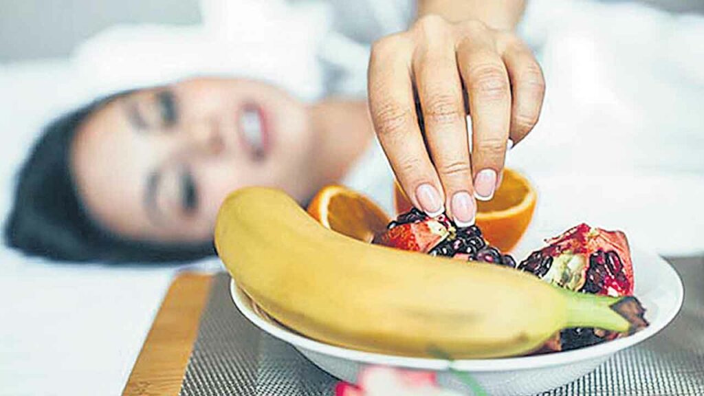 Sleeping, Foods