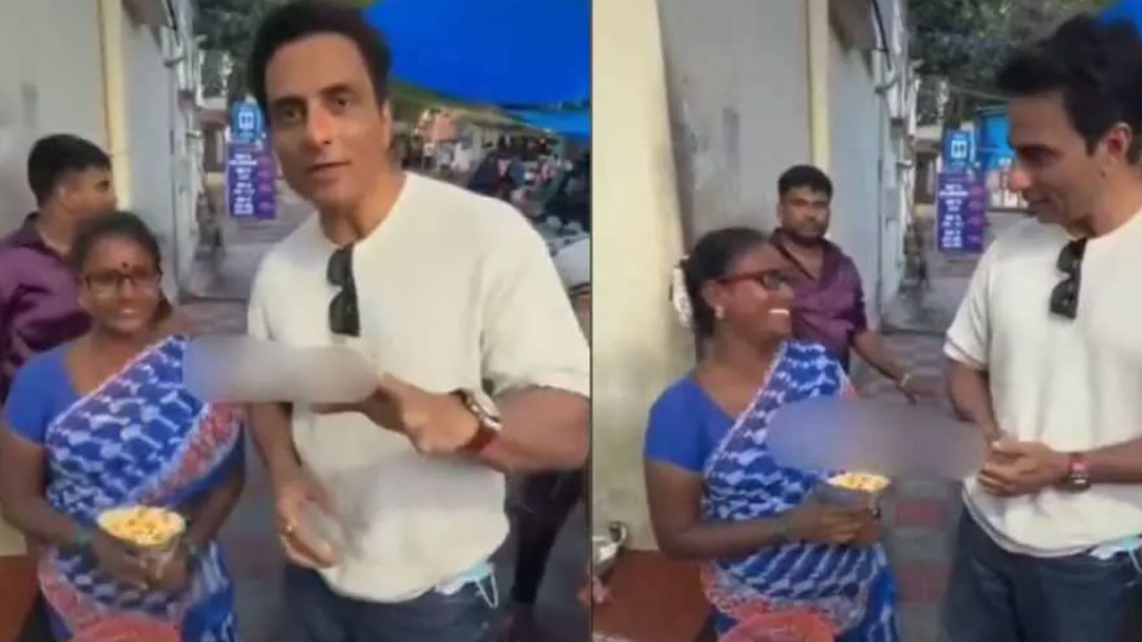 Sonu Sood | తిరుమ‌ల‌లో చిరు వ్యాపారికి స‌ర్‌ప్రైజ్ ఇచ్చిన సోసూసూద్..వైర‌ల్ అవుతున్న వీడియో