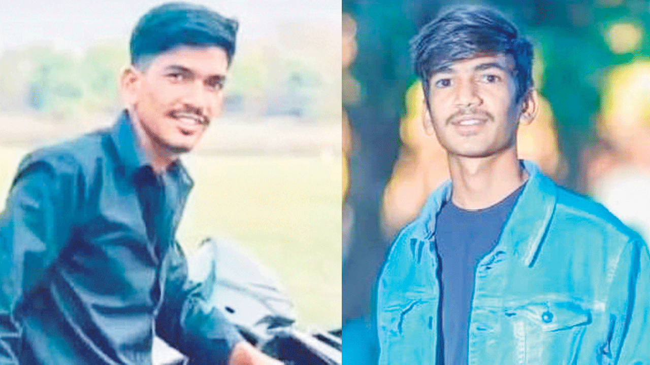 పులి వేషధారణ బొమ్మ కోసం వస్తూ..