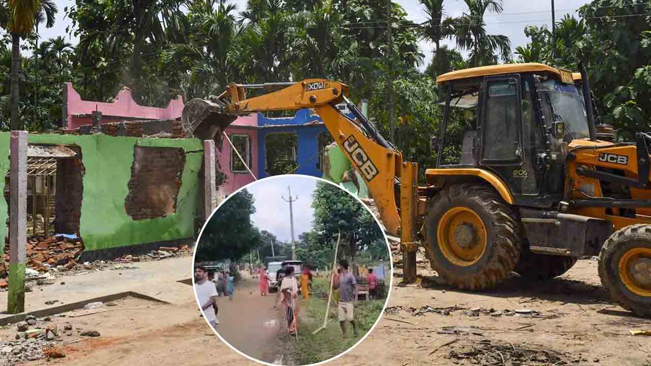 అక్రమ నిర్మాణాల తొలగింపులో కాల్పులు.. బీజేపీ పాలిత అస్సాంలో ఒకరు మృతి