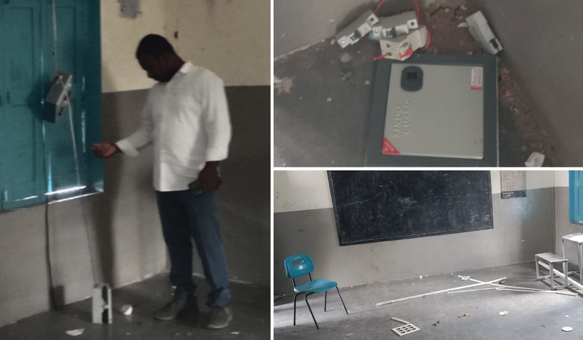 Nizamabad | జల్లాపల్లి పాఠశాలలో విద్యుత్ కేబుల్ వైర్లు ధ్వంసం