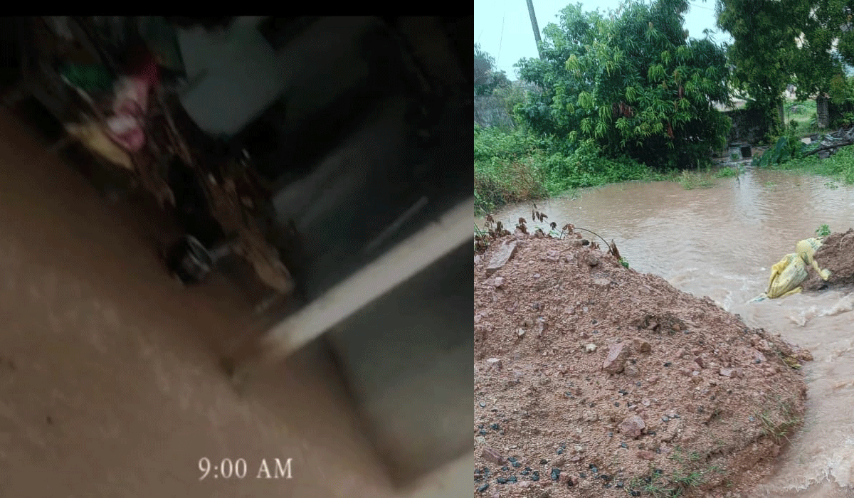 Flood water | డీబీఎల్‌ కంపెనీ నిర్లక్ష్యంతో ఇండ్లల్లోకి వరద నీరు
