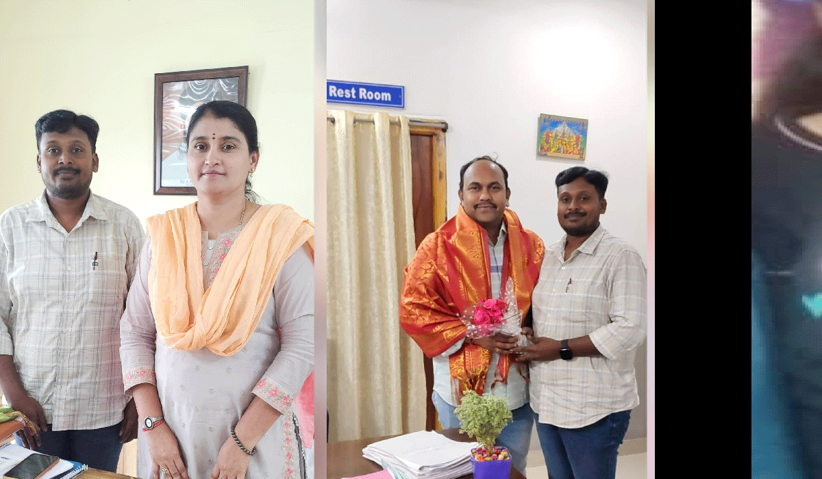 BRS Social Media | అధికారులను మర్యాద పూర్వకంగా కలిసిన బీఆర్‌ఎస్‌ సోషల్ మీడియా కోఆర్డినేటర్