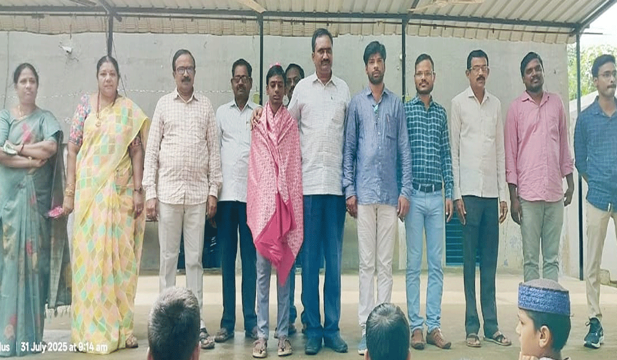 Sainik School |  సైనిక్ స్కూల్లో సీటు సాధించిన కోటగిరి విద్యార్ధి