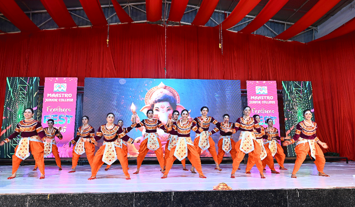 Maestro junior college | కోరుట్ల ‘మాస్ట్రో’లో ఆలరించిన స్వాగతోత్సవ వేడుకలు