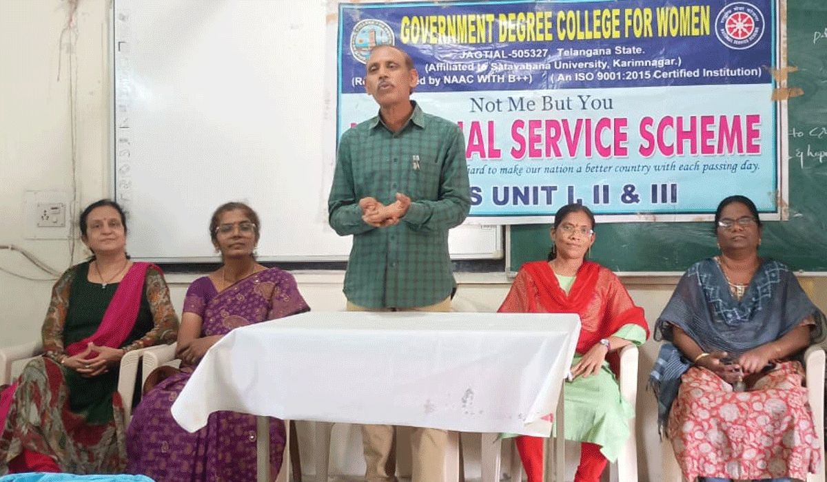 World Population Day | జగిత్యాల మహిళా డిగ్రీ కళాశాలలో ప్రపంచ జనాభా దినోత్సవం