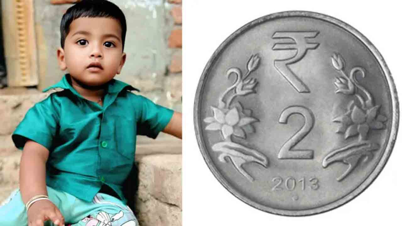 కాయిన్‌ మింగిన బాలుడు