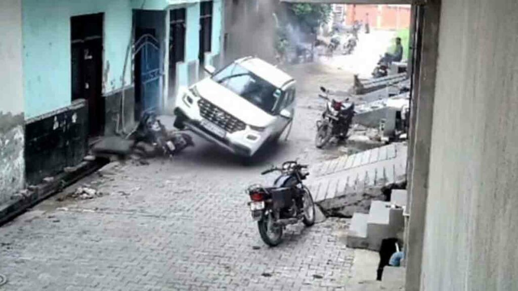 Children Drive Suv