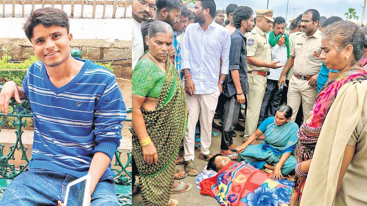 కార్యకర్తనే బలిగొన్న కాంగ్రెస్‌ నేతలు.. బాధ్యులపై చర్యలు తీసుకోవాలని డిమాండ్‌.. జాతీయ రహదారిపై స్థానికుల ఆందోళన