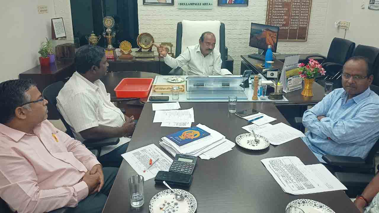 బెల్లంపల్లి ఏరియాలో 131 శాతం బొగ్గు ఉత్పత్తి