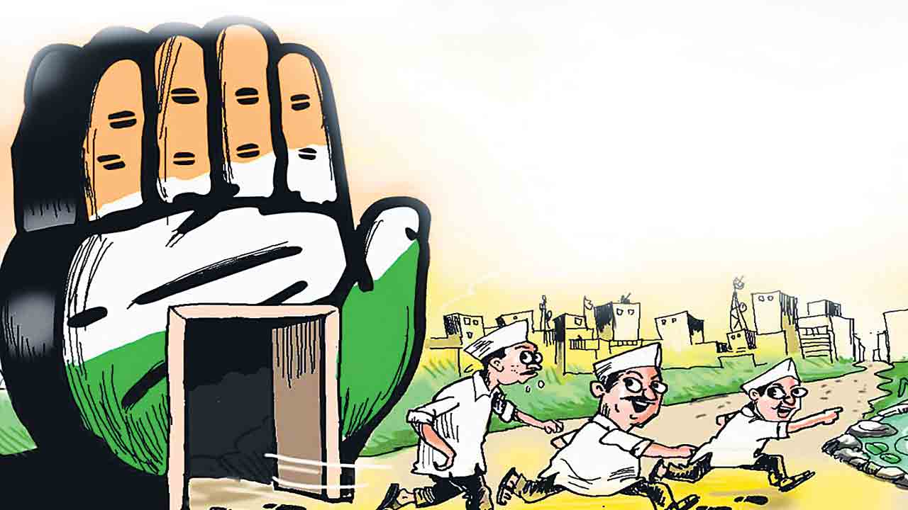 కాంగ్రెస్‌ పార్టీకి షాకు