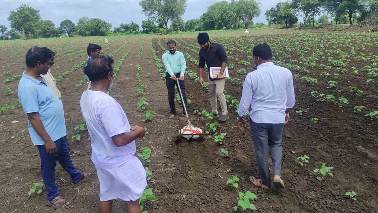 Crop yields | కలుపు నివారణ చర్యలతో అధిక పంట దిగుబడి : ఏడీఏ నూతన్‌ కుమార్‌