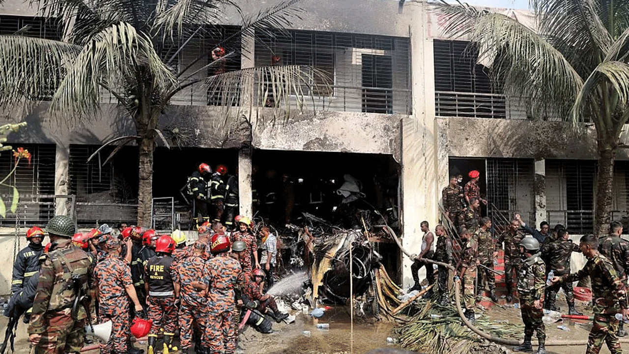 Bangladesh | ఢాకాలో స్కూల్‌పై కూలిన విమానం.. 27కు పెరిగిన మృతుల సంఖ్య