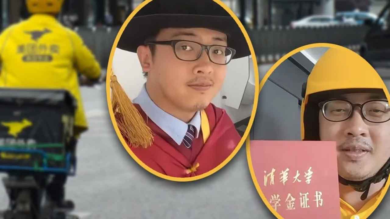 చేతిలో పీహెచ్‌డీ.. చేసేది ఫుడ్‌ డెలివరీ.. చెడ్డ పని కాదంటున్న చైనా స్కాలర్‌ డింగ్‌