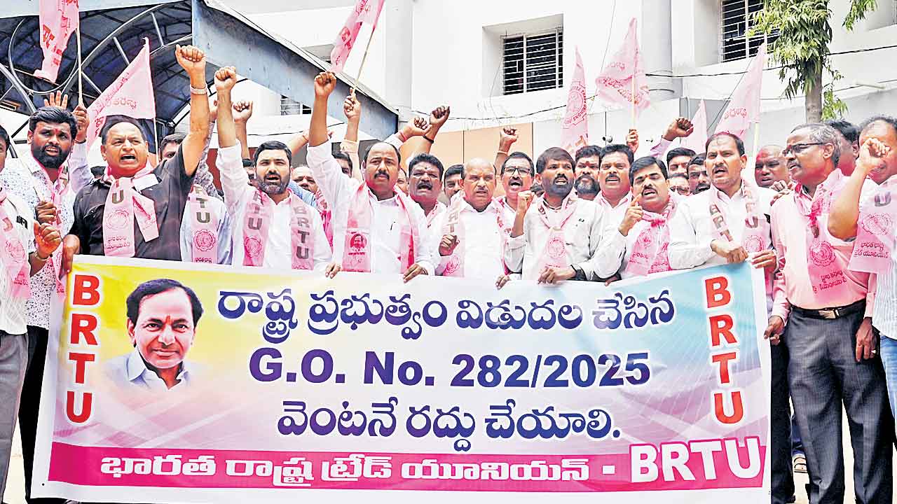 జీవో 282 రద్దు చేయాలి.. లేకపోతే ఉద్యమం ఉధృతం చేస్తాం : ప్రభుత్వానికి బీఆర్టీయూ హెచ్చరిక