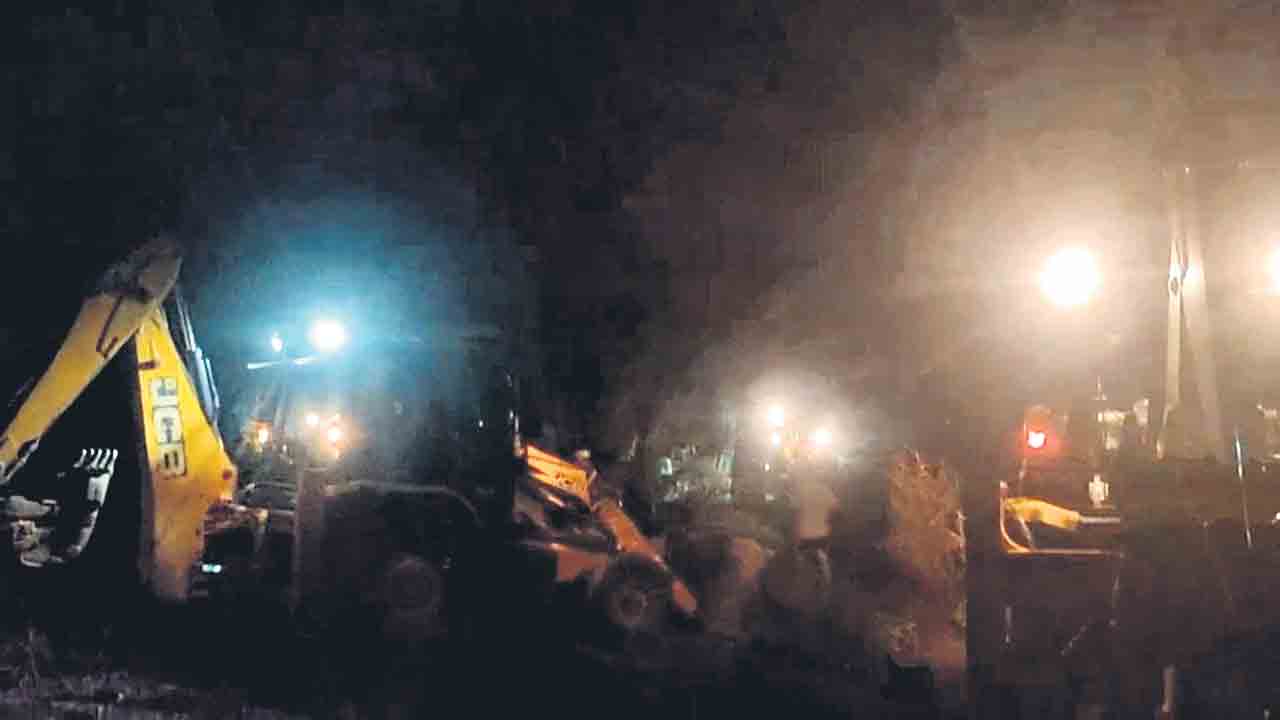 వన మహోత్సవం పేరుతో వన విధ్వంసం