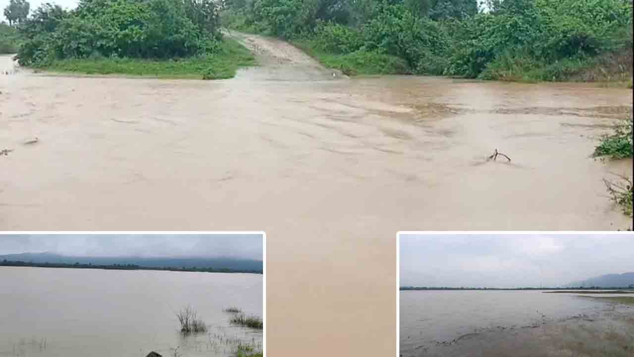 ఖమ్మం జిల్లాలో నాలుగు రోజులుగా ఎడతెరిపి లేని వర్షం