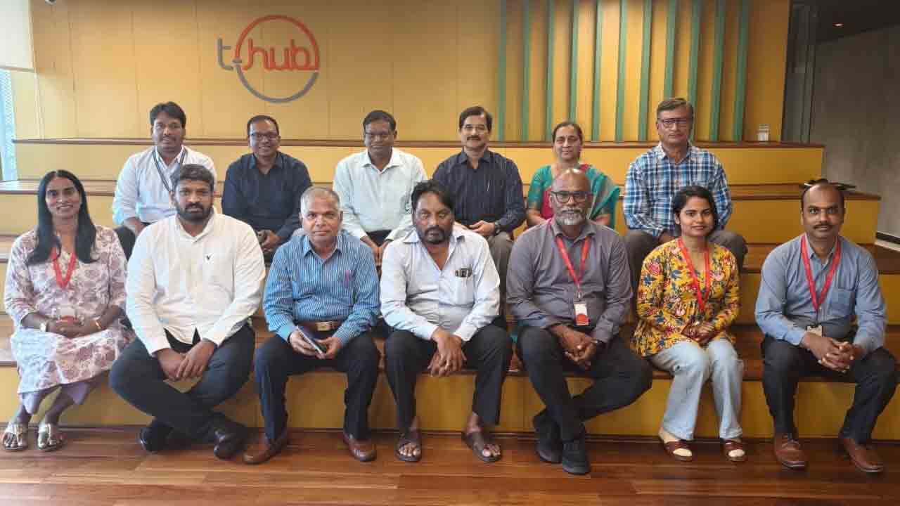 T Hub | టీ హబ్‌ను సందర్శించిన కేయూ వీసీ ప్రతాప్‌రెడ్డి