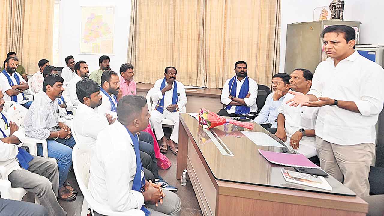 మేడిగడ్డపైనే తేల్చుకుందాం.. కేటీఆర్‌