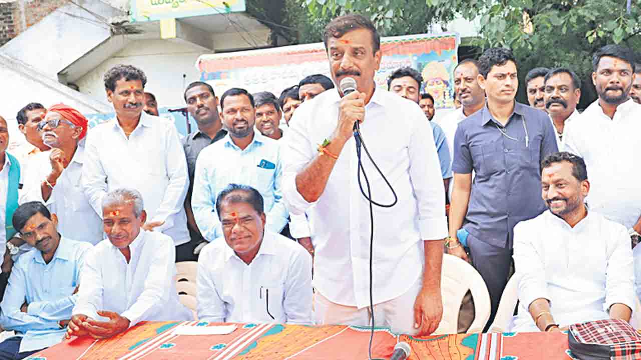 కాంగ్రెస్‌ పాలనలో ఆగిన అభివృద్ధి