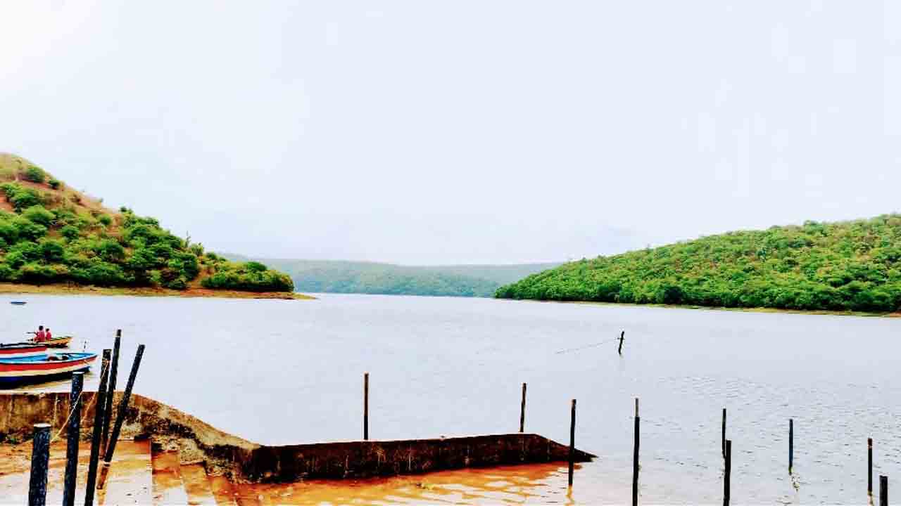 మునిగిన అమరగిరి పుష్కరఘాట్‌