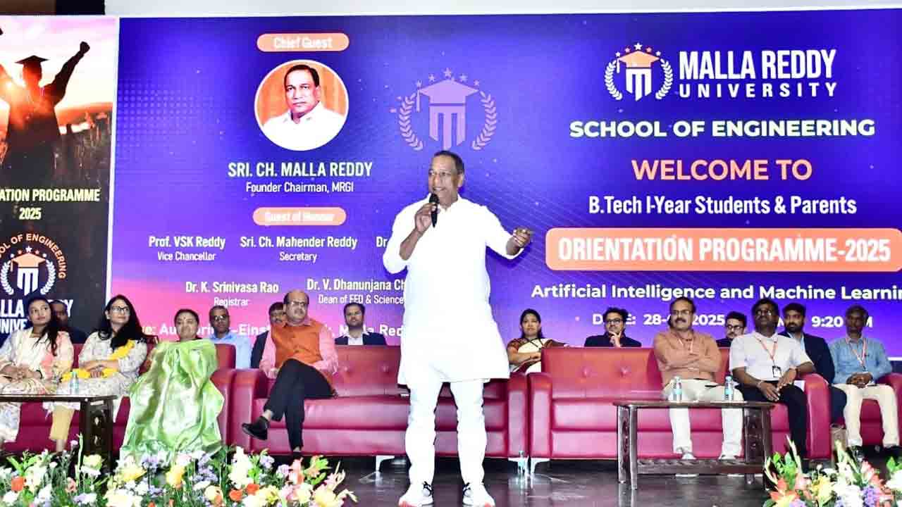 MLA Mallareddy | క్రమశిక్షణ, పట్టుదల విజయానికి మెట్లు : మాజీ మంత్రి, ఎమ్మెల్యే మల్లారెడ్డి