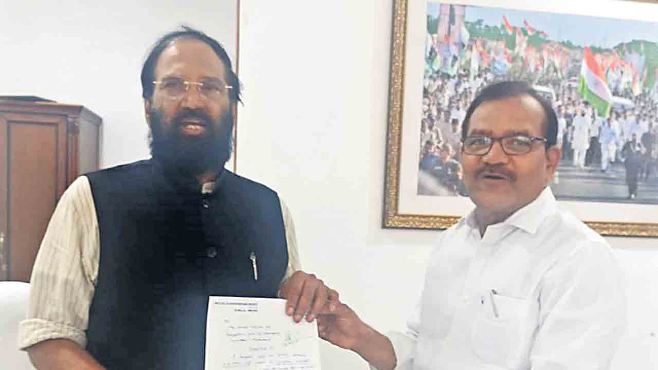 మంత్రికి మాజీ ఎమ్మెల్యే శశిధర్‌రెడ్డి విజ్ఞప్తి