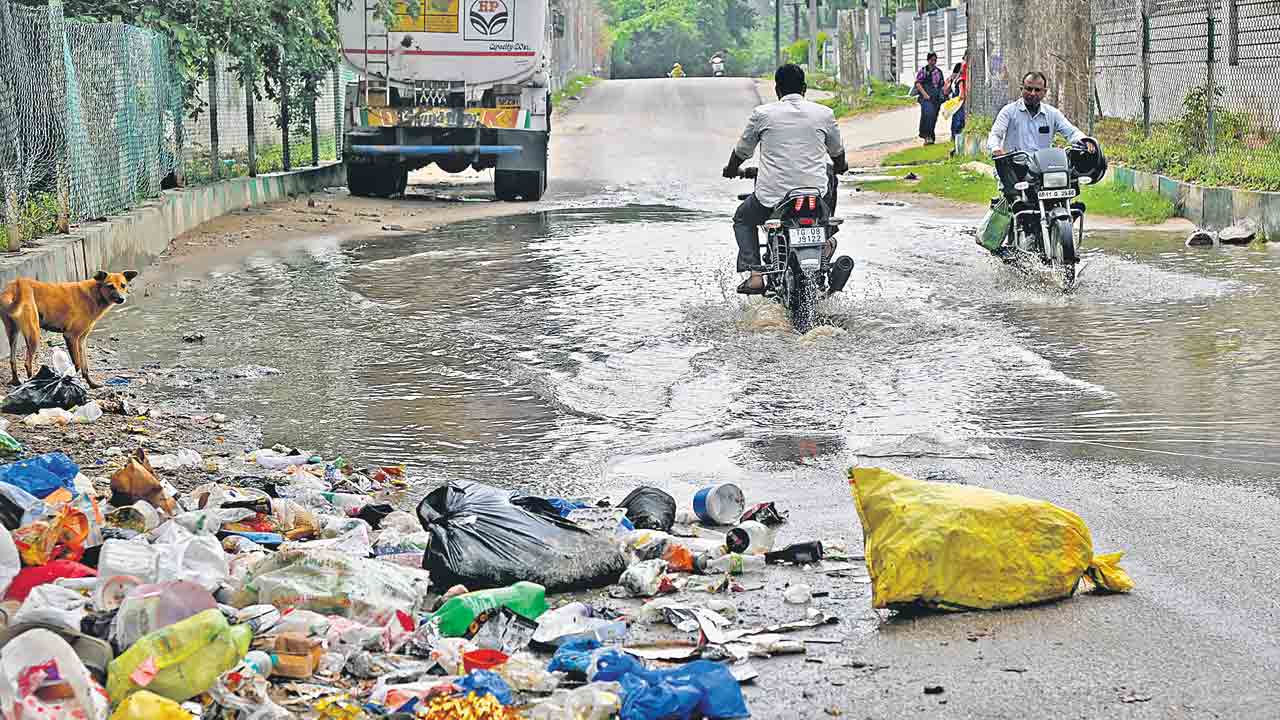 ఎక్కడి చెత్త అక్కడే..