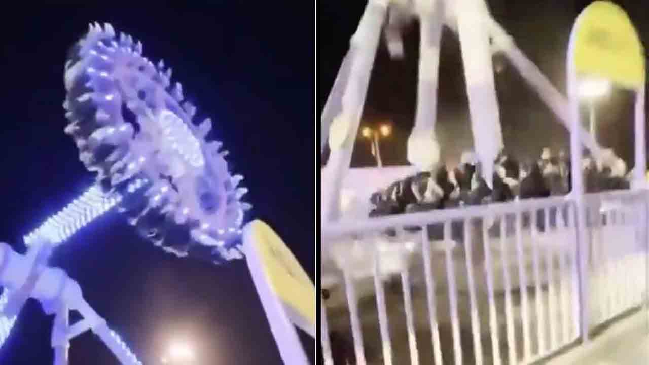 Ride Crashes | విరిగిన ఫెయిర్‌ గ్రౌండ్‌ రైడ్‌.. 25 మందికి గాయాలు.. షాకింగ్‌ వీడియో