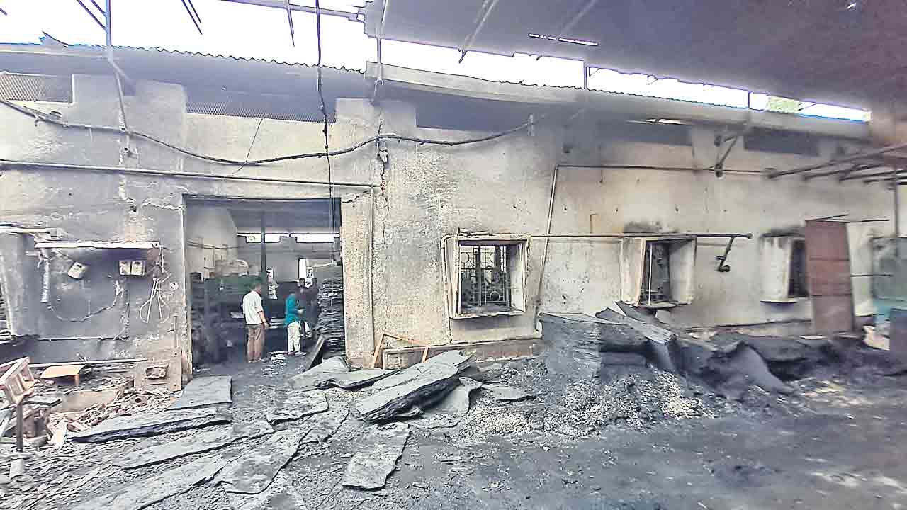 రబ్బర్‌ పరిశ్రమలో అగ్ని ప్రమాదం