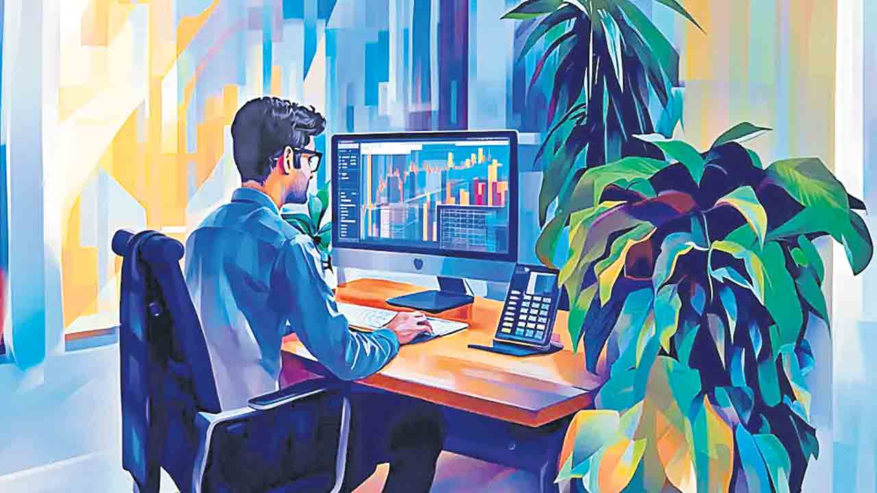 త్రైమాసిక ఆర్థిక ఫలితాలపై ఆధారం