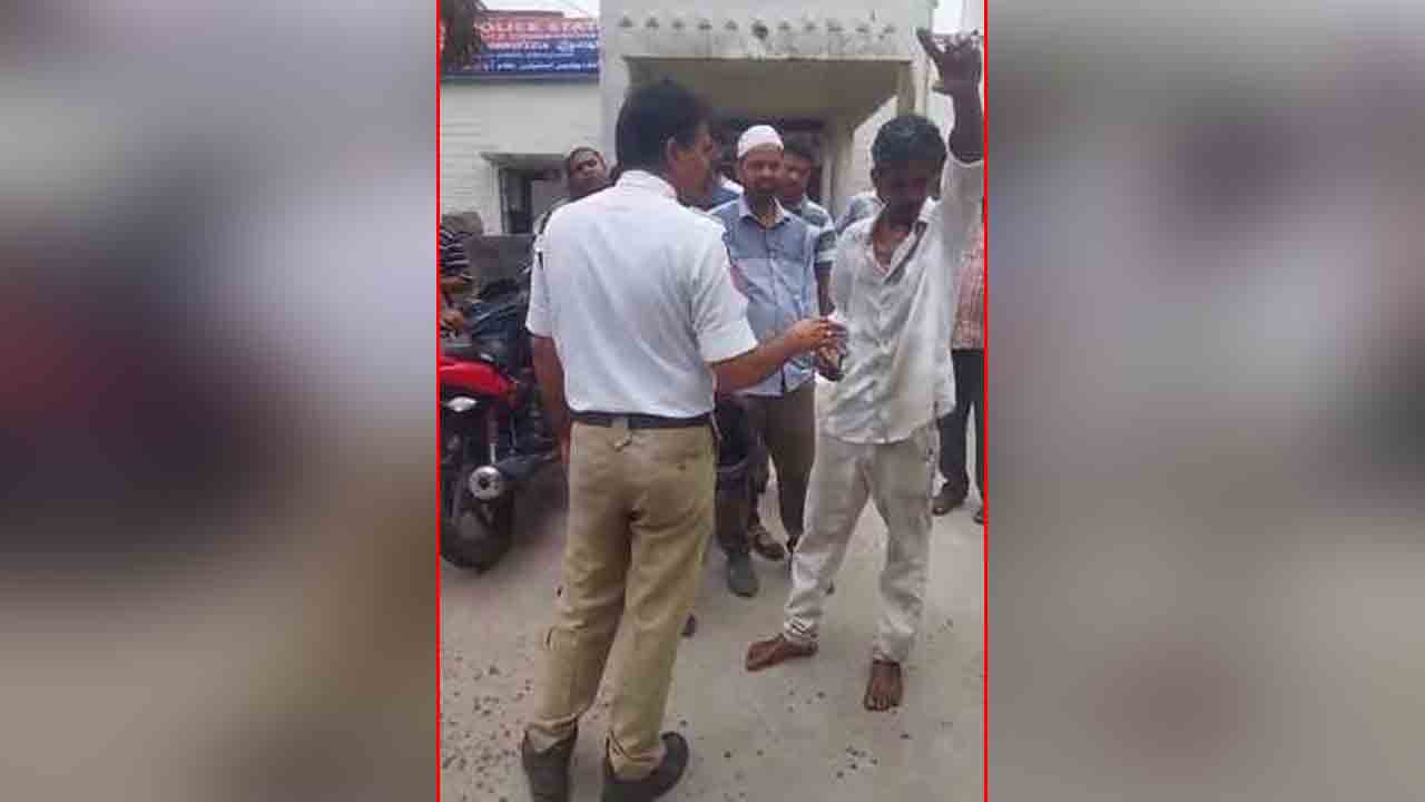 Suicide attempt | ట్రాఫిక్ పోలీస్ స్టేషన్ ఆవరణలో యువకుడు ఆత్మహత్యా యత్నం.. కేసు నమోదు