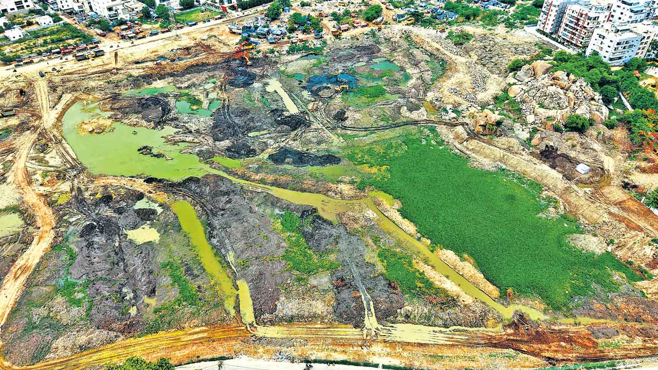 సున్నం చెరువుపై తలో లెక్క!.. ఎటూ తేలని ఎఫ్‌టీఎల్‌ పంచాయితీ