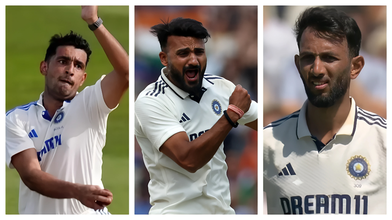 IND Vs ENG | మాంచెస్టర్‌ టెస్టులో ఆకాశ్‌ దీప్‌ ఆడేది డౌటే..! తుదిజట్టు స్థానం కోసం అన్షుల్‌-ప్రసిద్ధ్‌ కృష్ణ మధ్య పోటీ..!