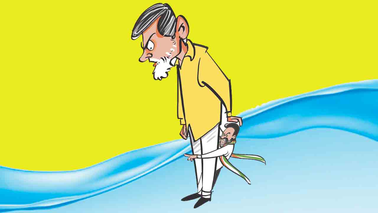 ఎంత దగా.. ఎంత మోసం.. తెలంగాణ నీటి బొట్టు.. ఆంధ్రాకు తాకట్టు