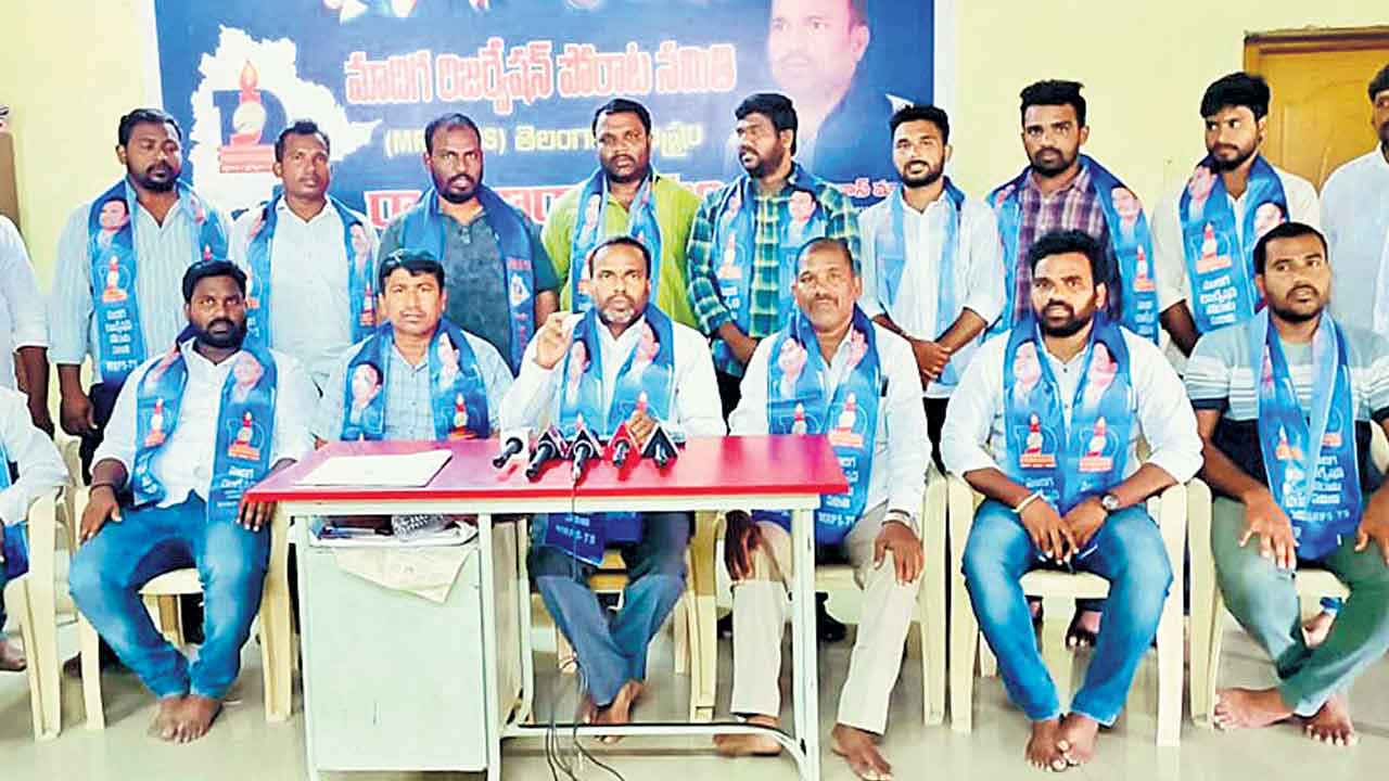 రేపు దండోరా జెండాను ఎగురవేయాలి.. ఎంఆర్‌పీఎస్‌ రాష్ట్ర అధ్యక్షుడు వంగపల్లి శ్రీనివాస్‌