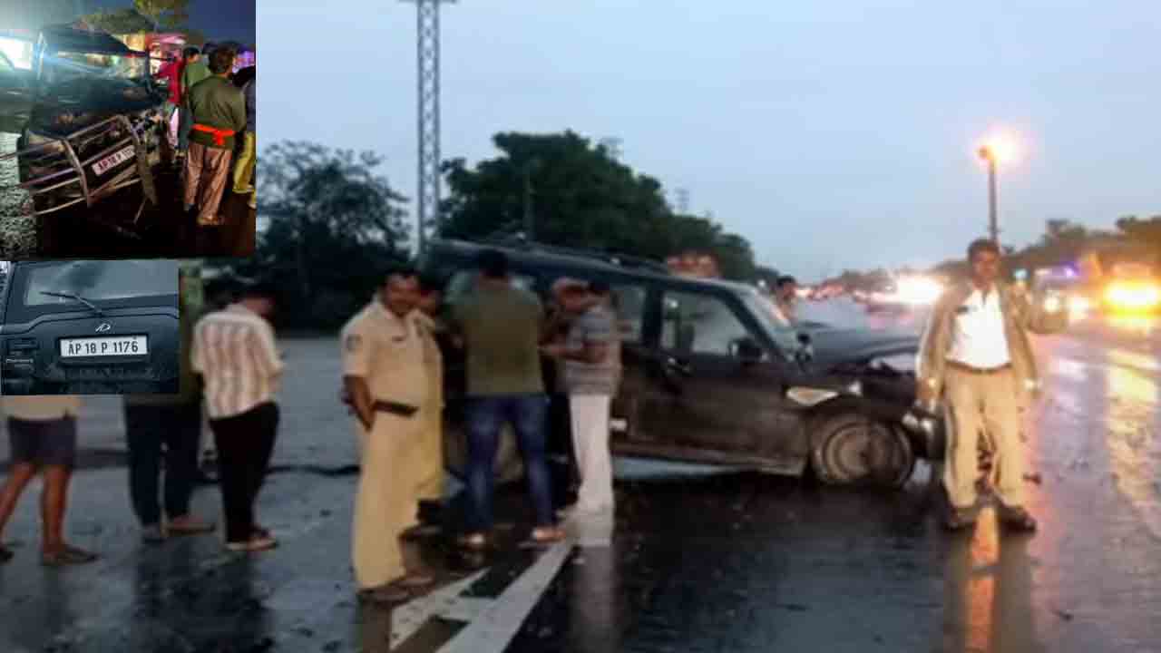 Road Accident | జాతీయ రహదారిపై లారీని ఢీకొట్టిన కారు.. ఇద్దరు డీఎస్పీలు దుర్మరణం