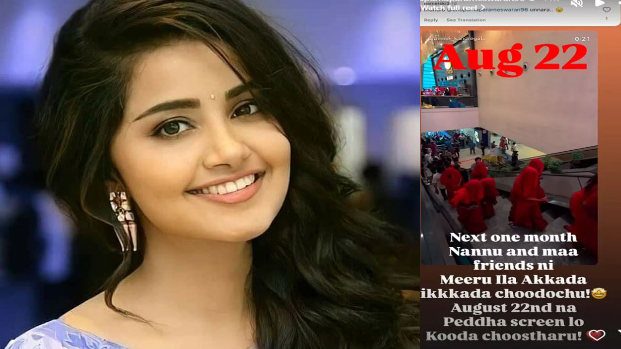 Anupama Parameswaran | వ‌చ్చే నెల‌లో నన్ను కూడా ఈ అవతారంలో చూస్తారు.. అనుప‌మ ఆస‌క్తికర పోస్ట్
