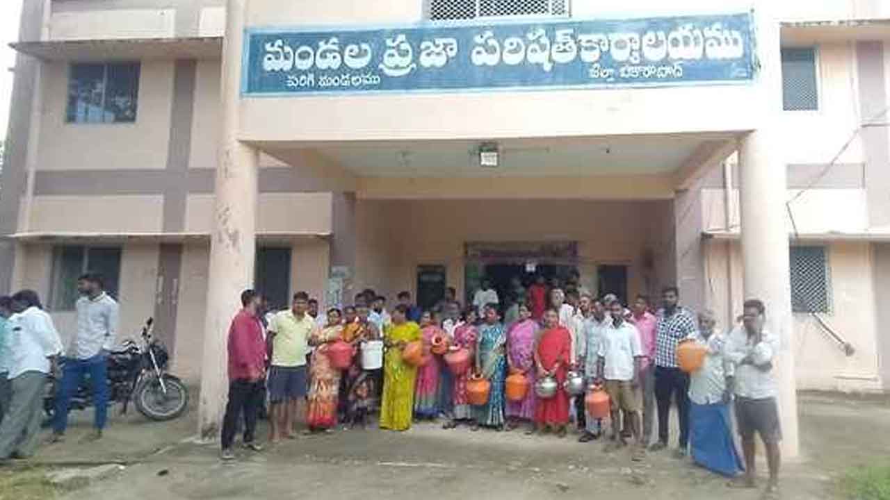 Vikarabad | మంచినీటి కోసం బర్కత్‌పల్లి గ్రామస్తుల ఆందోళన