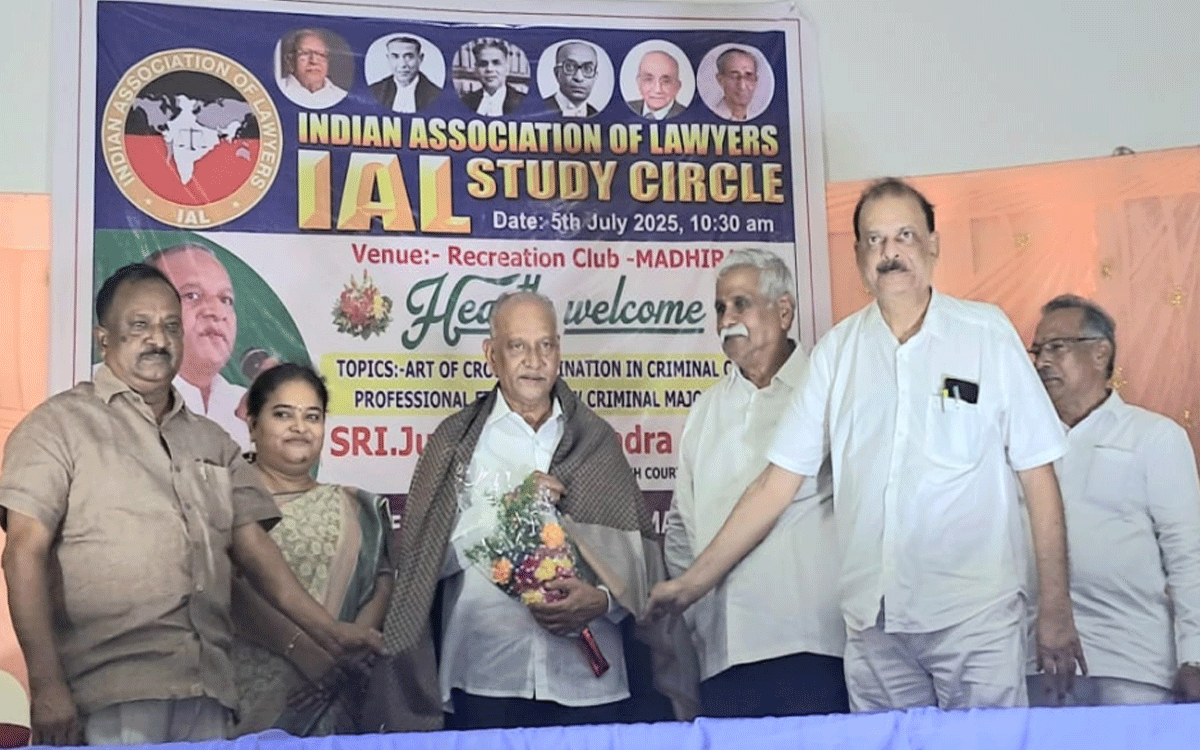 Madhira : కక్షిదారుల సంతృప్తే న్యాయవాదులకు సంతోషం కావాలి : హైకోర్టు రిటైర్డ్ న్యాయమూర్తి