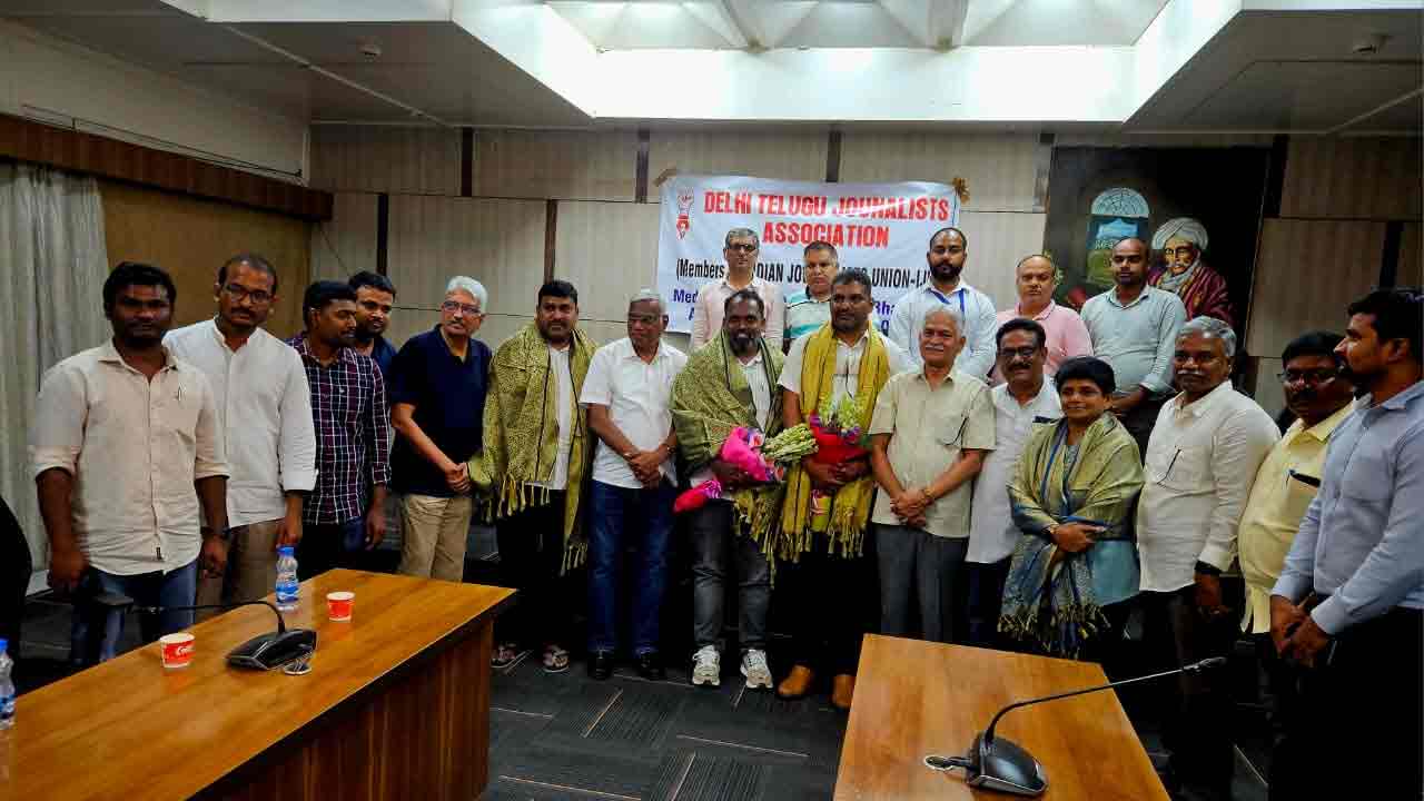 DTJA | ఢిల్లీ తెలుగు జర్నలిస్ట్స్ అసోసియేషన్ అధ్యక్ష, ప్రధాన కార్యదర్శులుగా శ్రీనివాస్, సూర్యకిరణ్