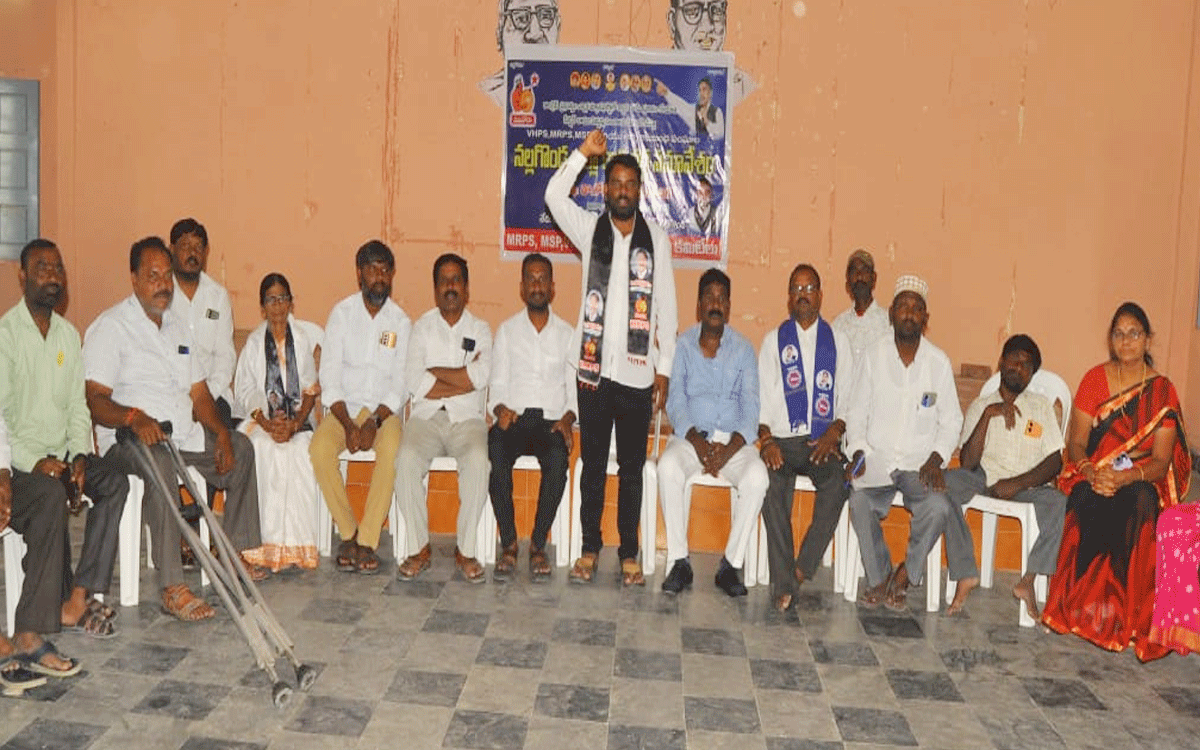 Nalgonda : చేయూత పింఛ‌న్లు పెంచాలి : ఎమ్మార్పీఎస్ రాష్ట్ర అధ్యక్షుడు గోవింద్ నరేశ్‌