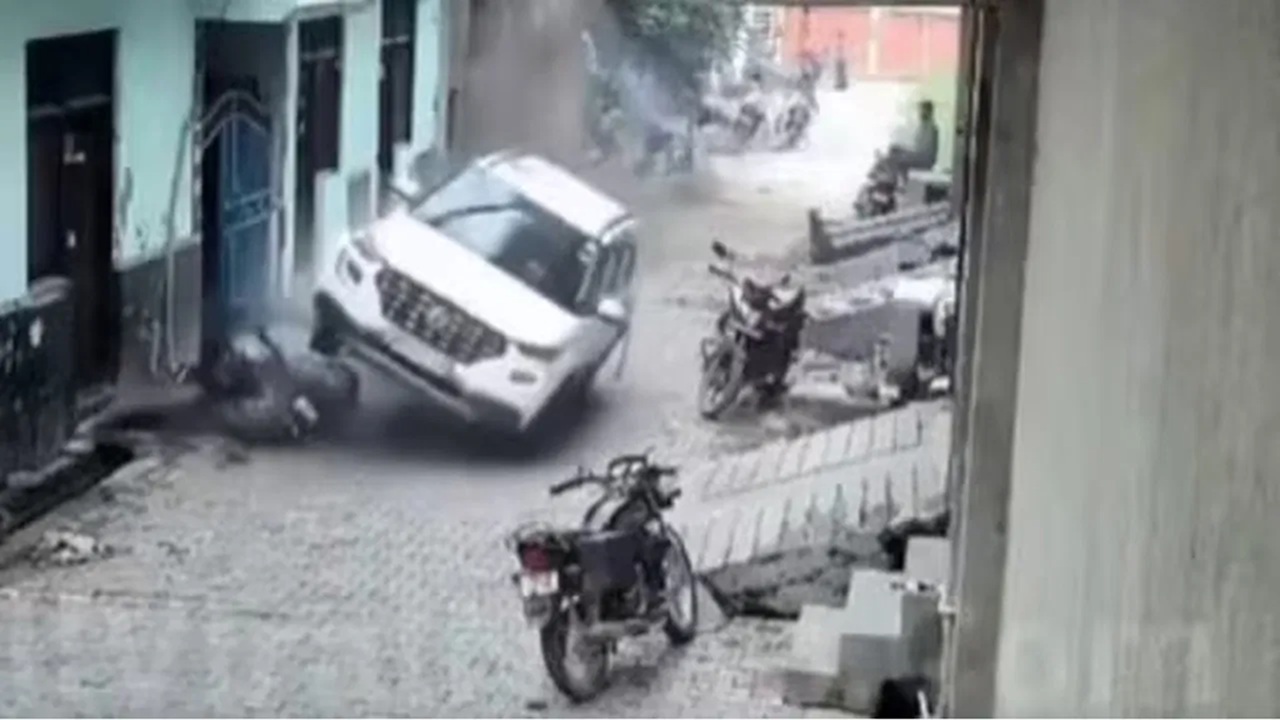 Viral Video | హ‌ర్యానాలో బీభ‌త్సం సృష్టించిన కారు.. న‌డిపింది ఎవ‌రంటే?