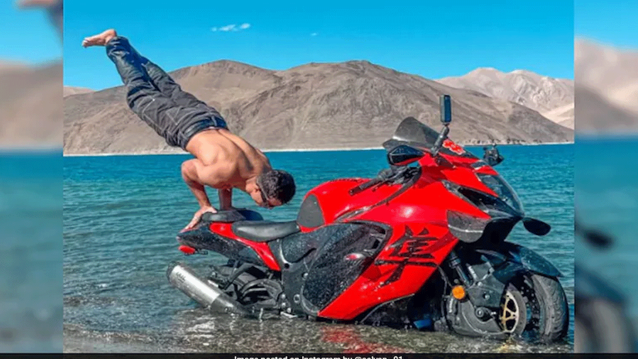 YouTuber Stunts: ప్యాన్‌గాంగ్ స‌ర‌స్సులో సూప‌ర్‌బైక్‌తో స్టంట్స్‌.. యూట్యూబ‌ర్‌పై కేసు న‌మోదు